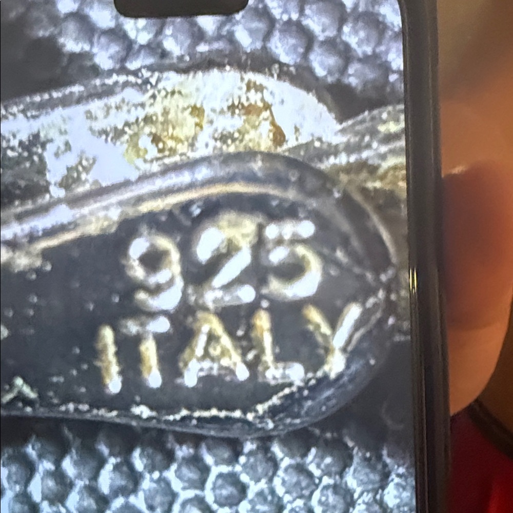 Elegant 925 Italy Silver Necklace - Picture 6 of 9